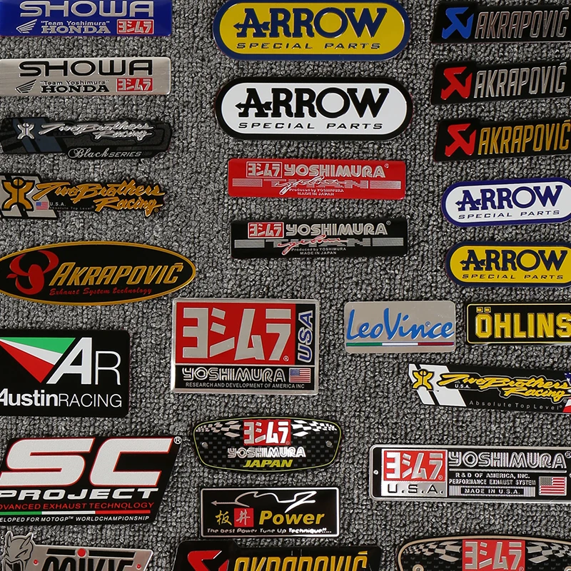2 X Aluminum 3D Heat-resistant Motorcycle Exhaust Pipe Decals Sticker For Scorpio Yoshimura Emblem Akrapovic Arrow New Arrvial
2 X Aluminum 3D Heat-resistant Motorcycle Exhaust Pipe Decals Sticker For Scorpio Yoshimura Emblem Akrapovic Arrow New Arrvial