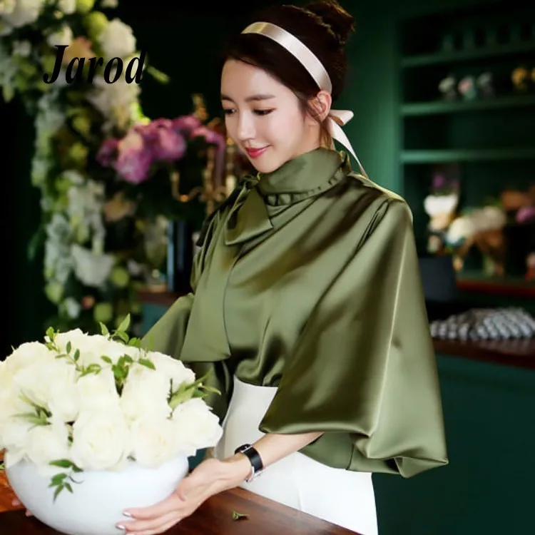 Spring Autumn Women Blouse Korean 2018 Office Lady White Chiffon Long Lantern Sleeve Bow Shirt Casual Loose Stand Collar Blouse
Spring Autumn Women Blouse Korean 2018 Office Lady White Chiffon Long Lantern Sleeve Bow Shirt Casual Loose Stand Collar Blouse