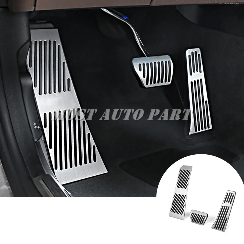 AT Brake Accelerator Pedal Footrest Pad Cover For BMW 5 Series F10 F11 2011-2016
AT Brake Accelerator Pedal Footrest Pad Cover For BMW 5 Series F10 F11 2011-2016