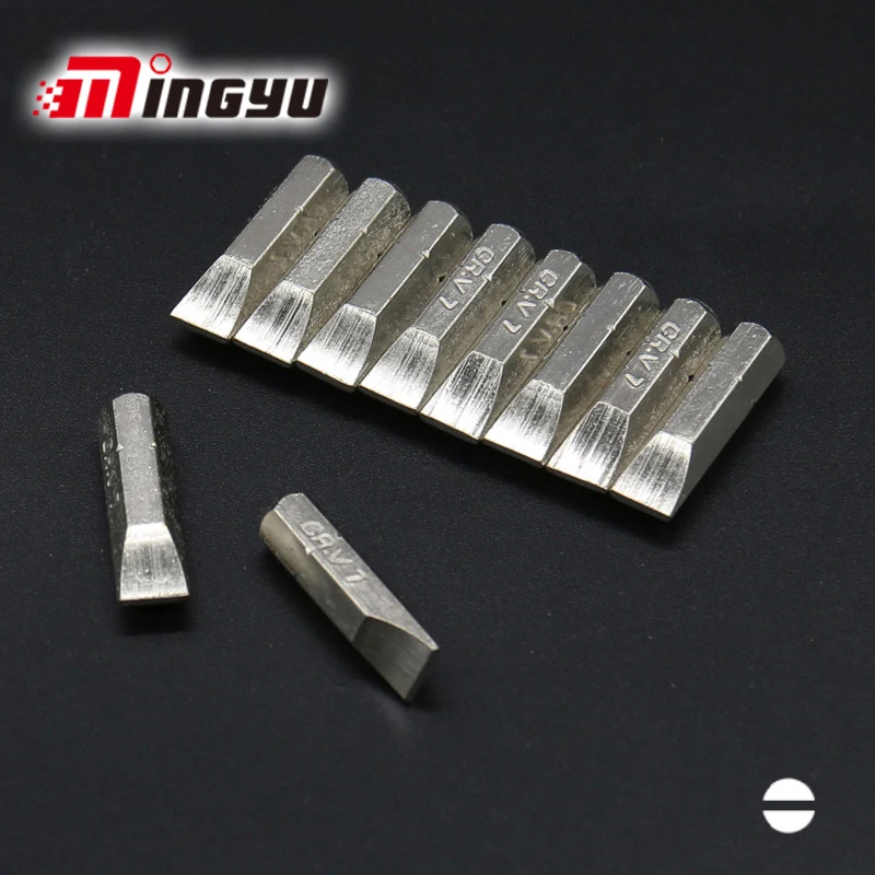 10pcs 25mm 1/4" Slotted SL7 Screwdriver Bit Set Repair Tools Screwdrivers Kit Hex Shank Drill Bit For Power Household Hand Tools
10pcs 25mm 1/4" Slotted SL7 Screwdriver Bit Set Repair Tools Screwdrivers Kit Hex Shank Drill Bit For Power Household Hand Tools