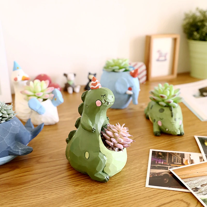 1Pc Resin Creative Succulent Plants Pots Animals Mini Flower Pot Decorative Desktop Nursery Pot Garden Supplies Home Decoration
1Pc Resin Creative Succulent Plants Pots Animals Mini Flower Pot Decorative Desktop Nursery Pot Garden Supplies Home Decoration