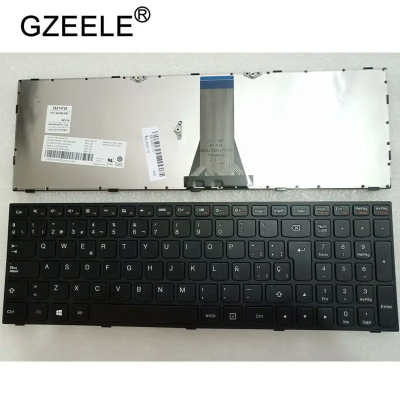 

GZEELE SP Teclado Spanish keyboard For IBM for Lenovo G50 Z50 Z50-70 Z50-75 G50-70A G50-70H G50-30 G50-45 G50-70 G50-70m Z70-80