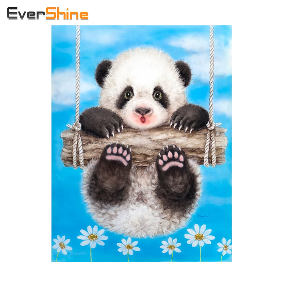 EverShine 5D DIY Diamond Embroidery Animal Full Square Diamond Painting Cross Stitch Cute Panda Picture Of Rhinestone Mosaic
EverShine 5D DIY Diamond Embroidery Animal Full Square Diamond Painting Cross Stitch Cute Panda Picture Of Rhinestone Mosaic