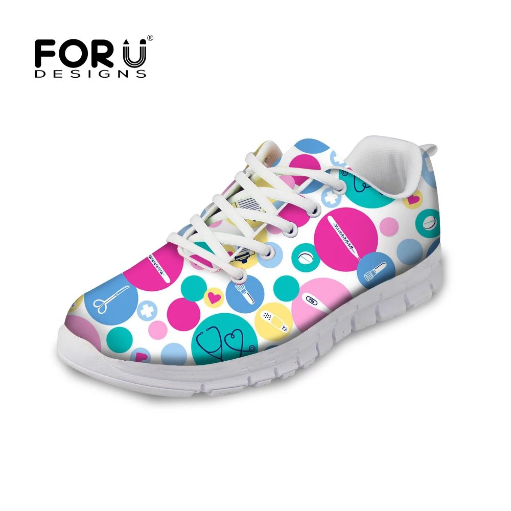 FORUDESIGNS Spring Comfortable Nurse Shoes Sneakers Women Cute Cartoon Nurses Printed Women's Flats Shoes Breathable Flat Female
FORUDESIGNS Spring Comfortable Nurse Shoes Sneakers Women Cute Cartoon Nurses Printed Women's Flats Shoes Breathable Flat Female