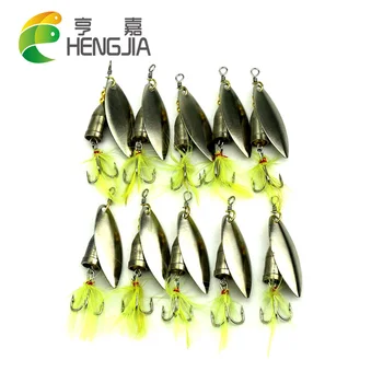 HENGJIA 6g 6.5cm had metal trolling spinnerbaits artificial spinner spoons catfish fishing baits isca de pesca fishing tackles
HENGJIA 6g 6.5cm had metal trolling spinnerbaits artificial spinner spoons catfish fishing baits isca de pesca fishing tackles