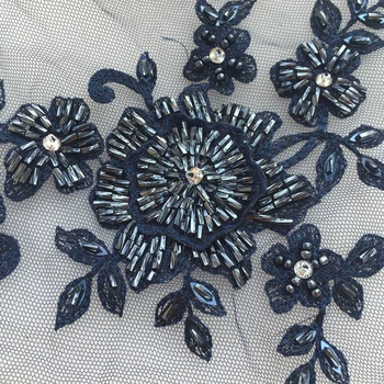 2Pair /4PC 7 Color Tube Beads DIY Beaded Applique Flower Patch Wedding Dress Accessories Lace Embroidery Mending Clothes RS1705
2Pair /4PC 7 Color Tube Beads DIY Beaded Applique Flower Patch Wedding Dress Accessories Lace Embroidery Mending Clothes RS1705