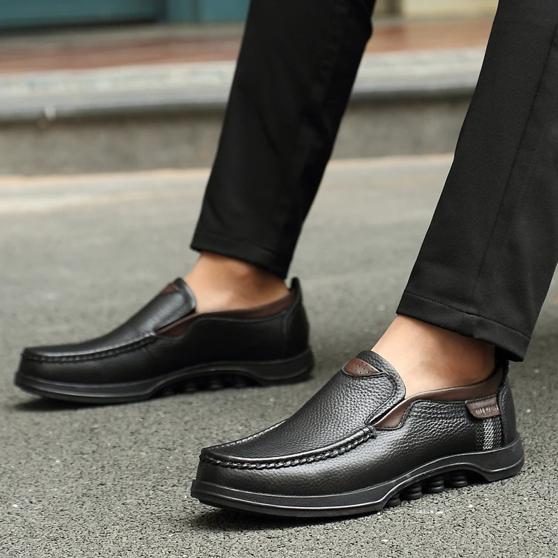 Genuine Leather Loafers shoes High Quality Men Shoes breathable Summer Casual Slip-on Flat Moccasins Male Boat Shoes big size 48
Genuine Leather Loafers shoes High Quality Men Shoes breathable Summer Casual Slip-on Flat Moccasins Male Boat Shoes big size 48