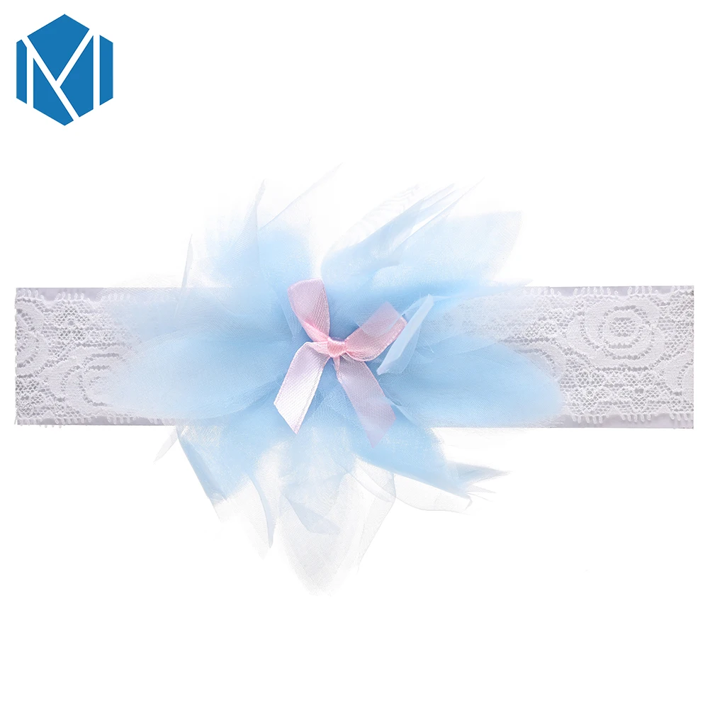 M MISM Lovely Baby Lace Elastic Hair Band Children Kids Flower Bowknot Headband For Newborn Toddler Accessories | Аксессуары для