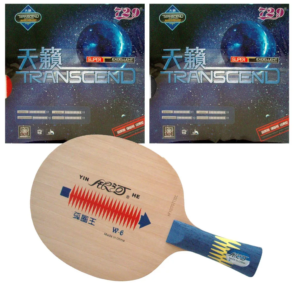 Original Pro Table Combo Racket Galaxy Yinhe W-6 Blade with 2x RITC 729 TRANSCEND CREAM Rubbers Long Shakehand FL
Original Pro Table Combo Racket Galaxy Yinhe W-6 Blade with 2x RITC 729 TRANSCEND CREAM Rubbers Long Shakehand FL