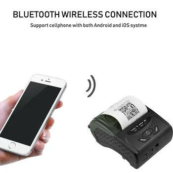 ZJ-5807 58mm Thermal Printer Bluetooth USB Portable Mobile Receipt Ticket Printing Machine Device For Supermarket Restaurant
ZJ-5807 58mm Thermal Printer Bluetooth USB Portable Mobile Receipt Ticket Printing Machine Device For Supermarket Restaurant