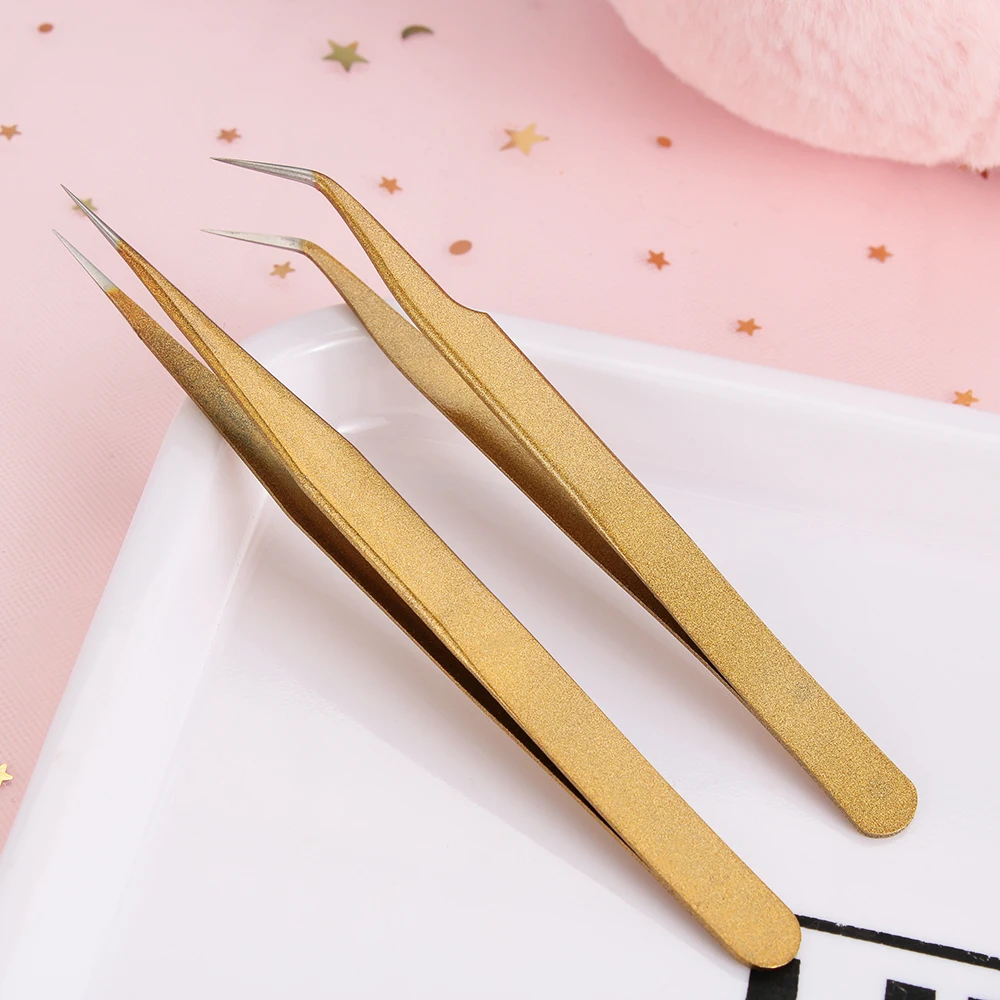 2PCs Multifunctional Straight Curved Stainless Steel Tweezers Nippers Pointed Clip Eye Lashes Extension Makeup Tools Accessories
2PCs Multifunctional Straight Curved Stainless Steel Tweezers Nippers Pointed Clip Eye Lashes Extension Makeup Tools Accessories