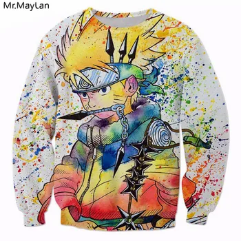Rainbow Naruto Paint 3D Sweatshirt Mens Ninja Anime Pullovers Harajuku Hip Hop Outerwear Galaxy Sweatshirts Tops Oversize 5XL
Rainbow Naruto Paint 3D Sweatshirt Mens Ninja Anime Pullovers Harajuku Hip Hop Outerwear Galaxy Sweatshirts Tops Oversize 5XL