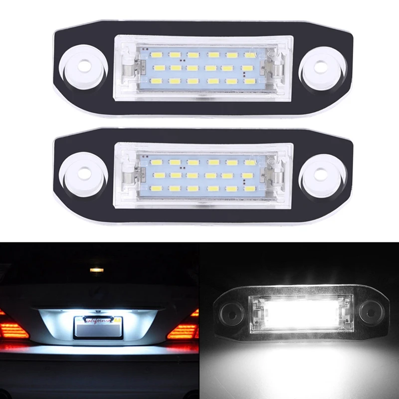 SITAILE 2pcs 18 LED Car License Plate Light for Volvo S80 XC90 S40 V60 XC60 S60 C70 V50 XC70 V70 Car-Styling Number Lamp
SITAILE 2pcs 18 LED Car License Plate Light for Volvo S80 XC90 S40 V60 XC60 S60 C70 V50 XC70 V70 Car-Styling Number Lamp