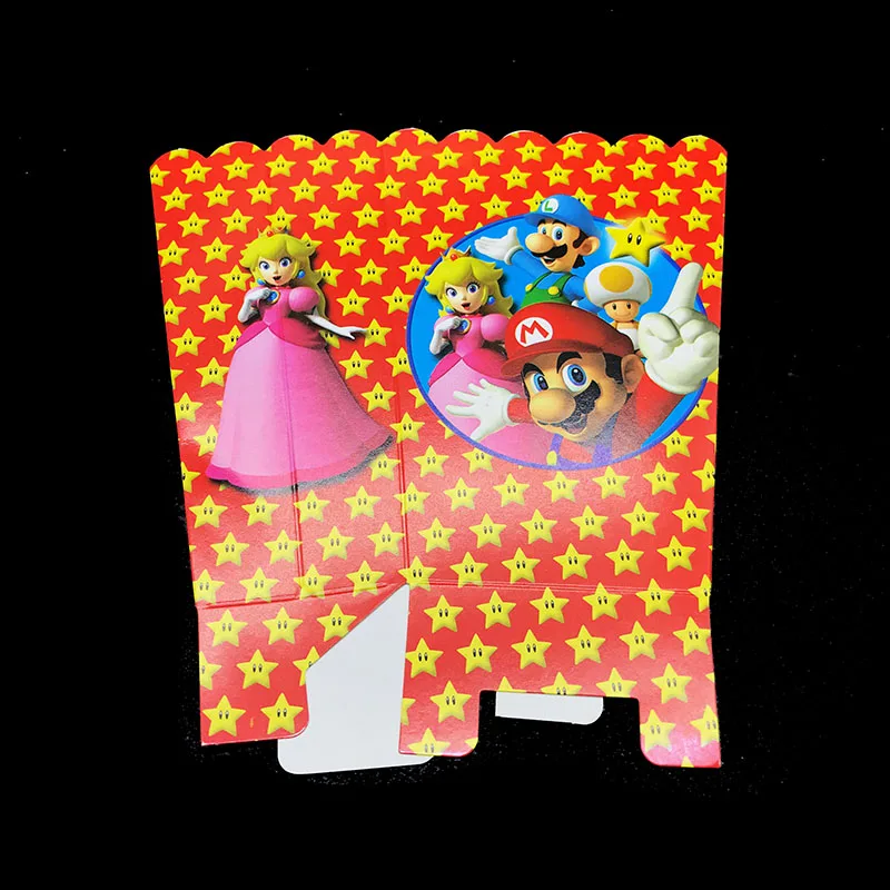12pcs/lot Mario Bros theme popcorn boxes Mario theme birthday party decorations baby shower Mario theme gift boxes
12pcs/lot Mario Bros theme popcorn boxes Mario theme birthday party decorations baby shower Mario theme gift boxes