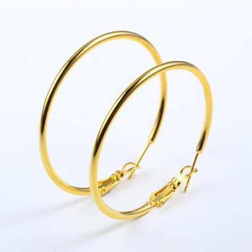 1 Pair Big Hoop Earrings Smooth Circle Earrings Ear Loop for Women Jewelry Fashion Girl's Exaggerated Large Earrings Accessories
1 Pair Big Hoop Earrings Smooth Circle Earrings Ear Loop for Women Jewelry Fashion Girl's Exaggerated Large Earrings Accessories