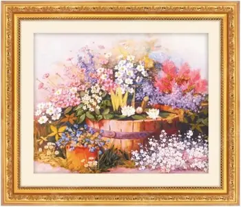 Needlework,Chinese DIY Ribbon Cross stitch Sets for Embroidery kit,beautiful garden flower pattern Cross-Stitch handwork gift
Needlework,Chinese DIY Ribbon Cross stitch Sets for Embroidery kit,beautiful garden flower pattern Cross-Stitch handwork gift