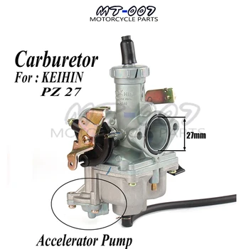 PZ27 27mm Carburetor Hand Choke Accelerating Acceleration Pump For KEIHIN 140 160 200cc Dirt ATV
PZ27 27mm Carburetor Hand Choke Accelerating Acceleration Pump For KEIHIN 140 160 200cc Dirt ATV