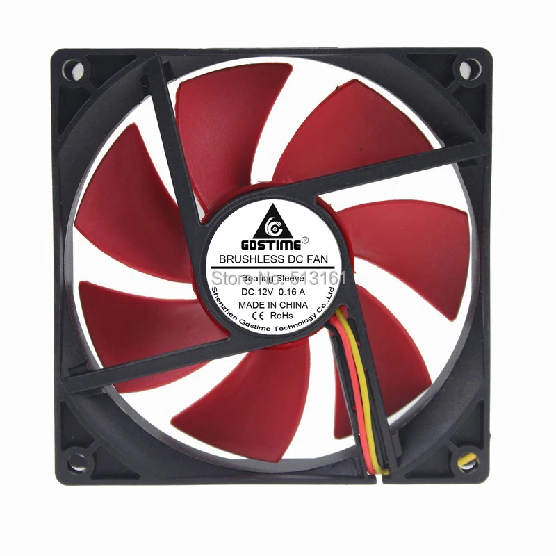 2pcs/lot Gdstime 12V 3 Pin 9 cm 90 x 25mm 90mm CPU Heatsinks Cooler Fan DC Cooling Fans
2pcs/lot Gdstime 12V 3 Pin 9 cm 90 x 25mm 90mm CPU Heatsinks Cooler Fan DC Cooling Fans