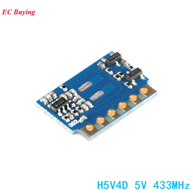 H5V4D 5V 433MHz Superheterodyne RF Module H5V4D-433M Wireless Remote Control Receiver Board Electronic DIY ASK
H5V4D 5V 433MHz Superheterodyne RF Module H5V4D-433M Wireless Remote Control Receiver Board Electronic DIY ASK