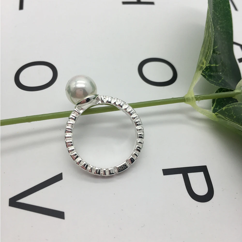 SWA RO 2019 New Silver Straight Ring with Pearl Original S925 Sterling Silver Wild Women Ring Luxury Jewelry Romantic Gift
SWA RO 2019 New Silver Straight Ring with Pearl Original S925 Sterling Silver Wild Women Ring Luxury Jewelry Romantic Gift