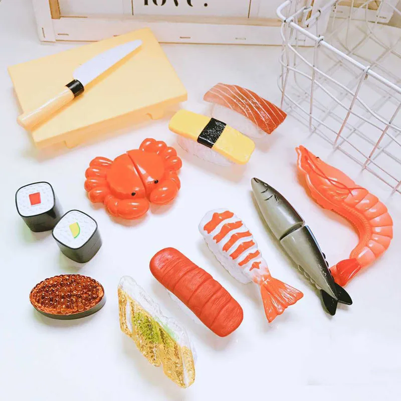 1set DIY Pretend Play Sushi Kitchen Food Toys Cocina De Juguete Toy Early Educational Children Toys Dropshipping
1set DIY Pretend Play Sushi Kitchen Food Toys Cocina De Juguete Toy Early Educational Children Toys Dropshipping