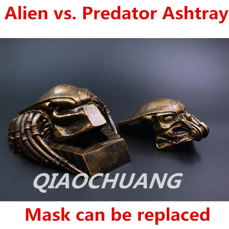 Fashion Gift AVP Statue Alien vs Predator Predator Bust Mask Ashtray Imitation Copper Helmet Action Figure Collectible Model Toy
Fashion Gift AVP Statue Alien vs Predator Predator Bust Mask Ashtray Imitation Copper Helmet Action Figure Collectible Model Toy