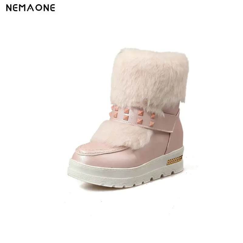 NEMAONE Warm Platform Women Winter Boots Waterproof Female Footwear Winter Boots Women Winter Shoes Ladies Snow Boots
NEMAONE Warm Platform Women Winter Boots Waterproof Female Footwear Winter Boots Women Winter Shoes Ladies Snow Boots