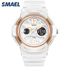 

Ladies Watch LED Waterproof Rose Gold White Women Watch Top Brand Quartz Watch Bracelet 1632 Relogio Feminino Girls Watches