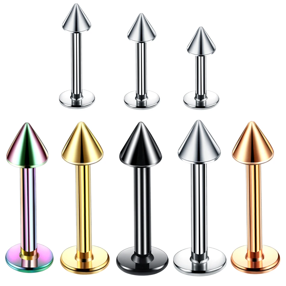 1PC Steel Labret Lip Monore Piercing Rings Ear Tragus Helix Piercings Orelha Cartilagem Spike Stud Piercings Body Jewelrys 16G
1PC Steel Labret Lip Monore Piercing Rings Ear Tragus Helix Piercings Orelha Cartilagem Spike Stud Piercings Body Jewelrys 16G