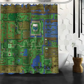 New Arrival Legend Of Zelda Map Shower Curtain Polyester Fabric Printing Bathroom Curtain Waterproof Bathroom Products With Hook
New Arrival Legend Of Zelda Map Shower Curtain Polyester Fabric Printing Bathroom Curtain Waterproof Bathroom Products With Hook
