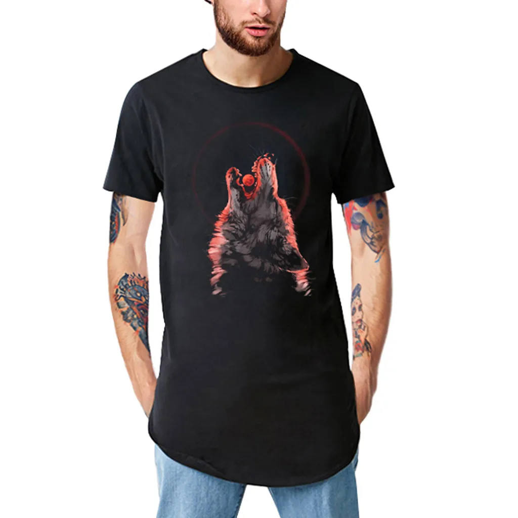 T Shirt Men Print Extended Long T- Shirt O-neck Streetwear Short Sleeve Elongated Fashion Casual Crew Neck Hipster Tee Tshirt
T Shirt Men Print Extended Long T- Shirt O-neck Streetwear Short Sleeve Elongated Fashion Casual Crew Neck Hipster Tee Tshirt