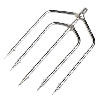 Stainless Steel 5Prong Harpoon Fish Spear Fork Fishing Ice Breaker Drill Fishing Accessory Tackle Tool Fish Fork
Stainless Steel 5Prong Harpoon Fish Spear Fork Fishing Ice Breaker Drill Fishing Accessory Tackle Tool Fish Fork