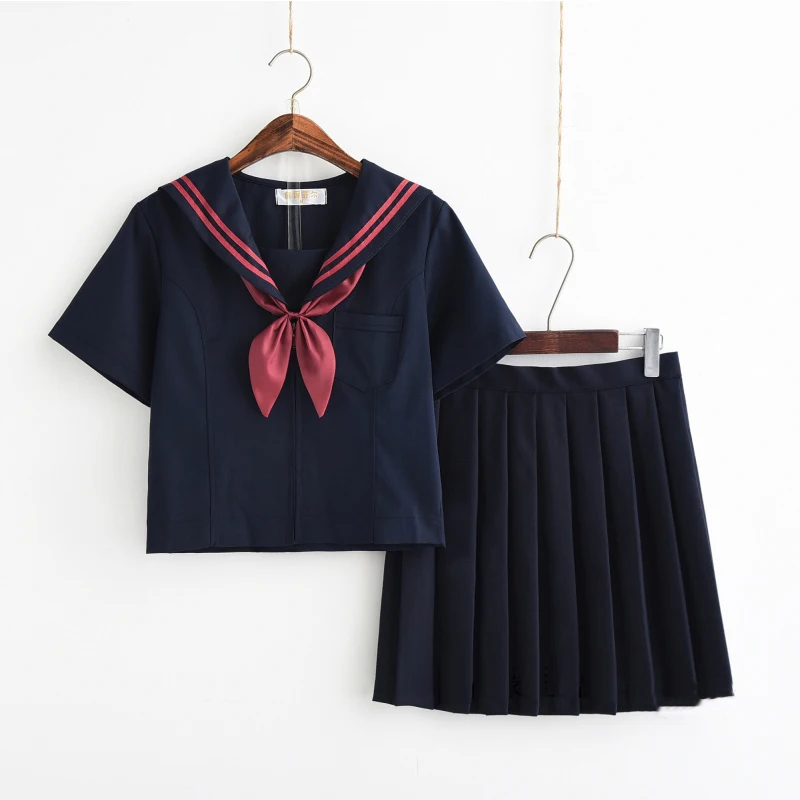 Japanese Class Navy Sailor School Uniforms Students Clothes for Cosplay Girls Anime COS Sailor Schoolgirl Navy Suit
Japanese Class Navy Sailor School Uniforms Students Clothes for Cosplay Girls Anime COS Sailor Schoolgirl Navy Suit