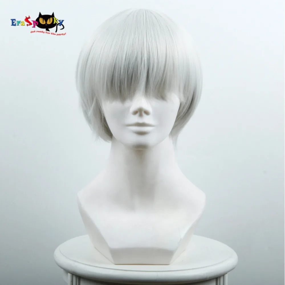 Фото 9S Косплей стойкие волосы для косплея NieR:Automata японский игровой головной убор