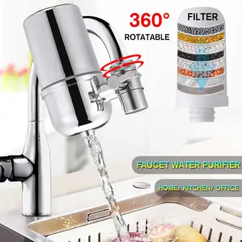 NEW Household Tap Water purifier 360° Rotary Water Filter For Kitchen Health Front Activated Carbon Faucet Drinking Filter
NEW Household Tap Water purifier 360° Rotary Water Filter For Kitchen Health Front Activated Carbon Faucet Drinking Filter
