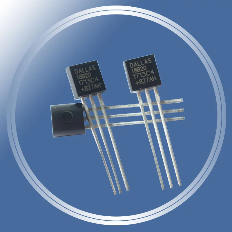 10PCS/LOT DS18B20 18B20, Programmable Resolution 1-Wire Digital Thermometer IC TO-92
10PCS/LOT DS18B20 18B20, Programmable Resolution 1-Wire Digital Thermometer IC TO-92