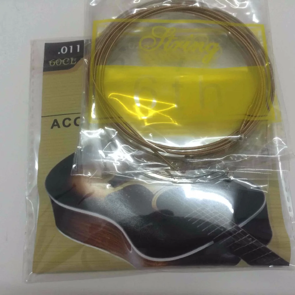 

HEXAGONAL STEEL CORE GUITAR STRINGS FOR ACOUSTIC 011 015 023 032 042 052