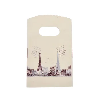 100pcs/lot 9 X 15cm Wholesale Vintage Yellow Eiffel Tower Packaging Bags Plastic Shopping Bags With Handle
100pcs/lot 9 X 15cm Wholesale Vintage Yellow Eiffel Tower Packaging Bags Plastic Shopping Bags With Handle