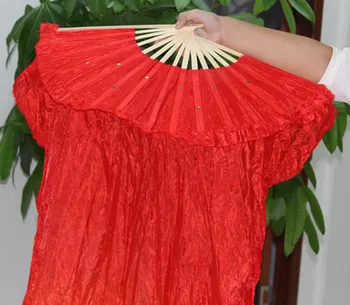 1.5M Hand Made Belly Dance Silk Bamboo Fan Veils Manual Red Yellow WY2703
1.5M Hand Made Belly Dance Silk Bamboo Fan Veils Manual Red Yellow WY2703