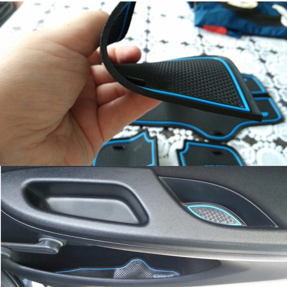 Non-slip-Rubber-Decorator-Cup-Holder-Sticker-Car-Gate-Slot-Pad-Door-Groove-Mat-For-Toyota