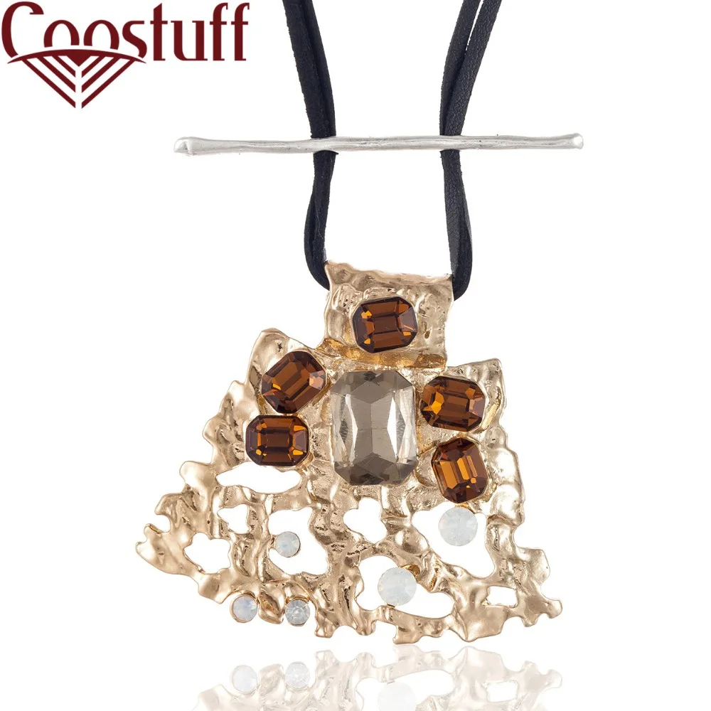 Gold Long Necklace Women with Crystal Pendant Black Stone necklaces & pendants Wholesale Jewelry collares mujer colar choker
Gold Long Necklace Women with Crystal Pendant Black Stone necklaces & pendants Wholesale Jewelry collares mujer colar choker
