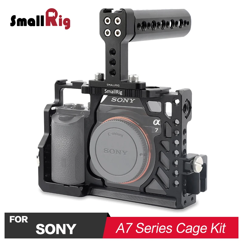 SmallRig A7 Camera Accessories Rig Cage Kit for SONY A7/ A7S/ A7R With Top Handle Grip & HDMI Cable Clamp 2010
SmallRig A7 Camera Accessories Rig Cage Kit for SONY A7/ A7S/ A7R With Top Handle Grip & HDMI Cable Clamp 2010