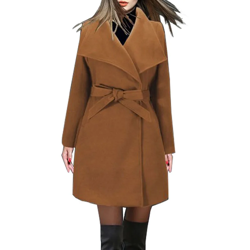Long Winter Coat Women New Fashion Casual Vintage Belt Solid Jackets Blazers Elegant Office Ladies Coat Casaco Feminino WJM31
Long Winter Coat Women New Fashion Casual Vintage Belt Solid Jackets Blazers Elegant Office Ladies Coat Casaco Feminino WJM31
