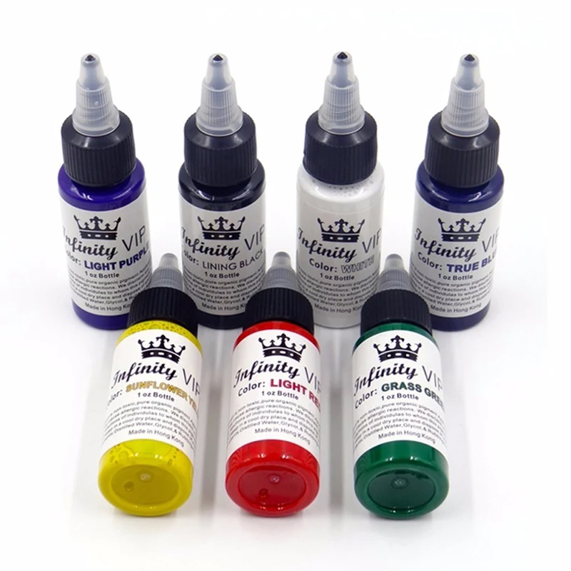 Advanced Natural Plant Pigment 7 Color Set Embroidery Machine Permanent Color Tattoo Pigment Tattoo Ink Beauty Tools 1 Oz
Advanced Natural Plant Pigment 7 Color Set Embroidery Machine Permanent Color Tattoo Pigment Tattoo Ink Beauty Tools 1 Oz