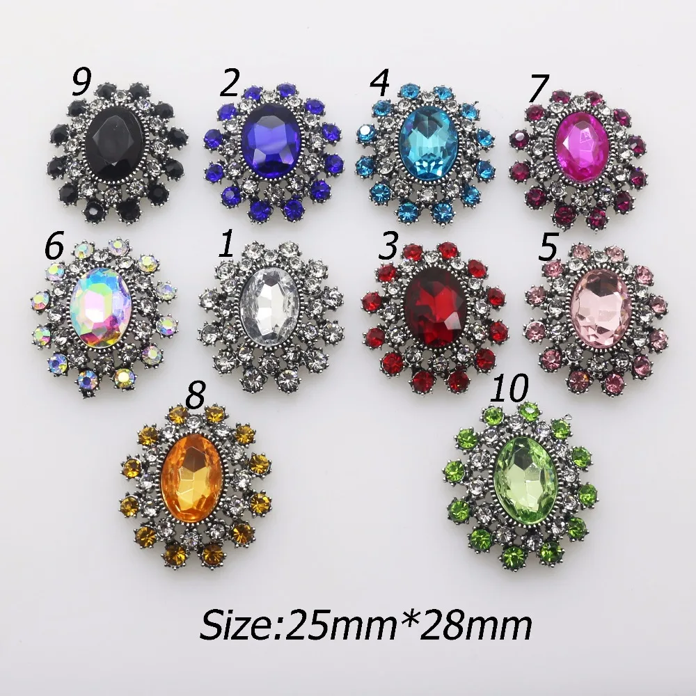 Charm2018 25 * 28mm 5pc Glass Crystal buttons Wedding Decoraation Vintage metal hair flower center scrapbooking DIY Accessories
Charm2018 25 * 28mm 5pc Glass Crystal buttons Wedding Decoraation Vintage metal hair flower center scrapbooking DIY Accessories