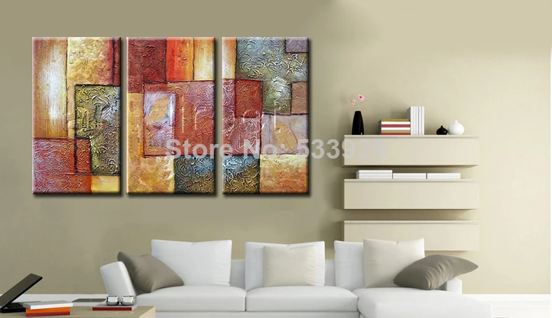 3 Panels abstract Hand Painted oil paintings on canvas For Home Living Room Decor adornment art
3 Panels abstract Hand Painted oil paintings on canvas For Home Living Room Decor adornment art