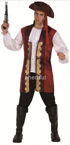 Wholesale - 2016 New Fashion Style Carnival Costume Cosplay Party Clothing for man knitted pirate costumes superhero Red Color
Wholesale - 2016 New Fashion Style Carnival Costume Cosplay Party Clothing for man knitted pirate costumes superhero Red Color