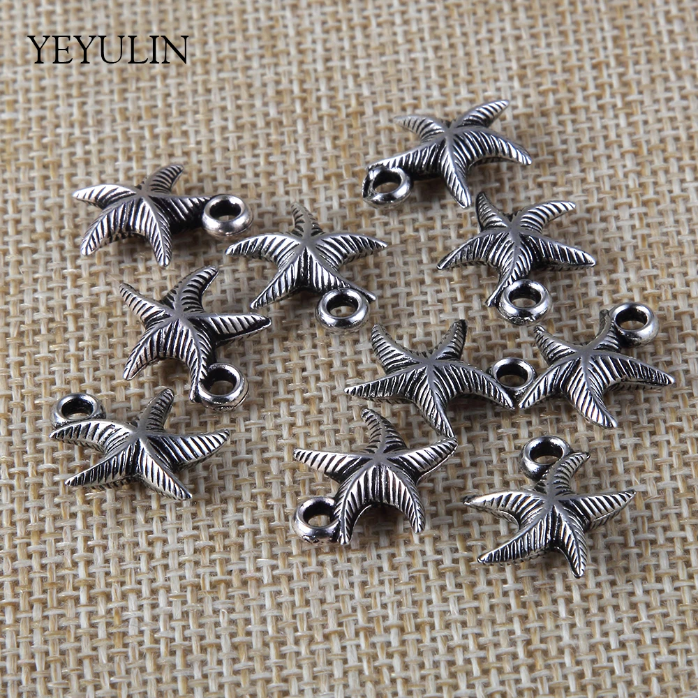 100pcs 17*14mm Tibetan Silver CCB Starfish Pendants Charms For Women Men DIY Bracelet Jewerly Making Animal Findings Wholesale
100pcs 17*14mm Tibetan Silver CCB Starfish Pendants Charms For Women Men DIY Bracelet Jewerly Making Animal Findings Wholesale