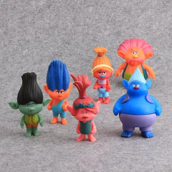 Movie Trolls 6 Pcs/Set Poppy Branch Biggie PVC Action Figures Toys Collectible Model Toys Kids X'mas Gift 9-12 CM
Movie Trolls 6 Pcs/Set Poppy Branch Biggie PVC Action Figures Toys Collectible Model Toys Kids X'mas Gift 9-12 CM