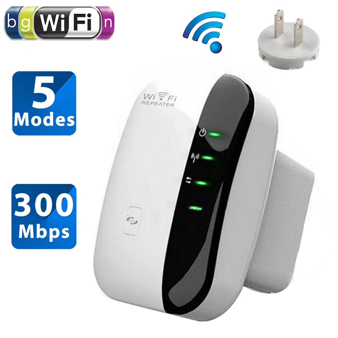 

2.4G 300Mbps Wireless-N Wifi Repeater 802.11n/b/g Network Wi Fi Routers Range Expander Signal Booster Extender WIFI Ap Wps Encry